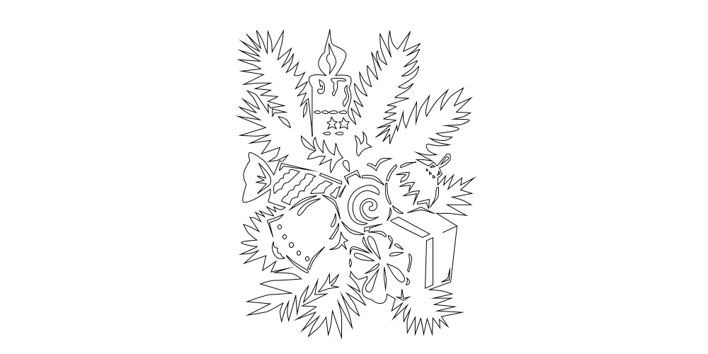 Шаблони для витинанок Шаблони новорічних витинанок 2026 для прикрашання вікон своїми руками