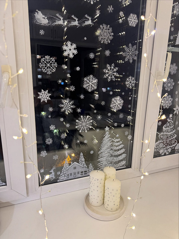 Прикраси на вікна 2026 Прикраси на вікна своїми руками: витинанки 2026 з готовими шаблонами.