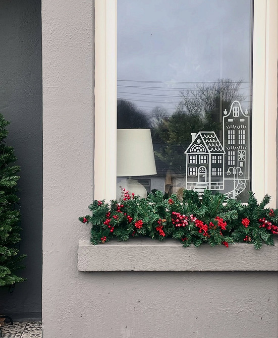 Новорічний декор 2026 Новорічний декор вікон: витинанки 2026, шаблони для вирізання.