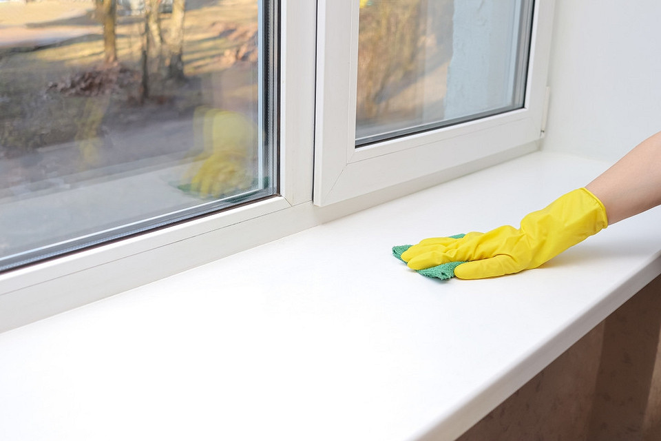 Нове підвіконня Кінцевий результат заміни пластикового підвіконня своїми руками