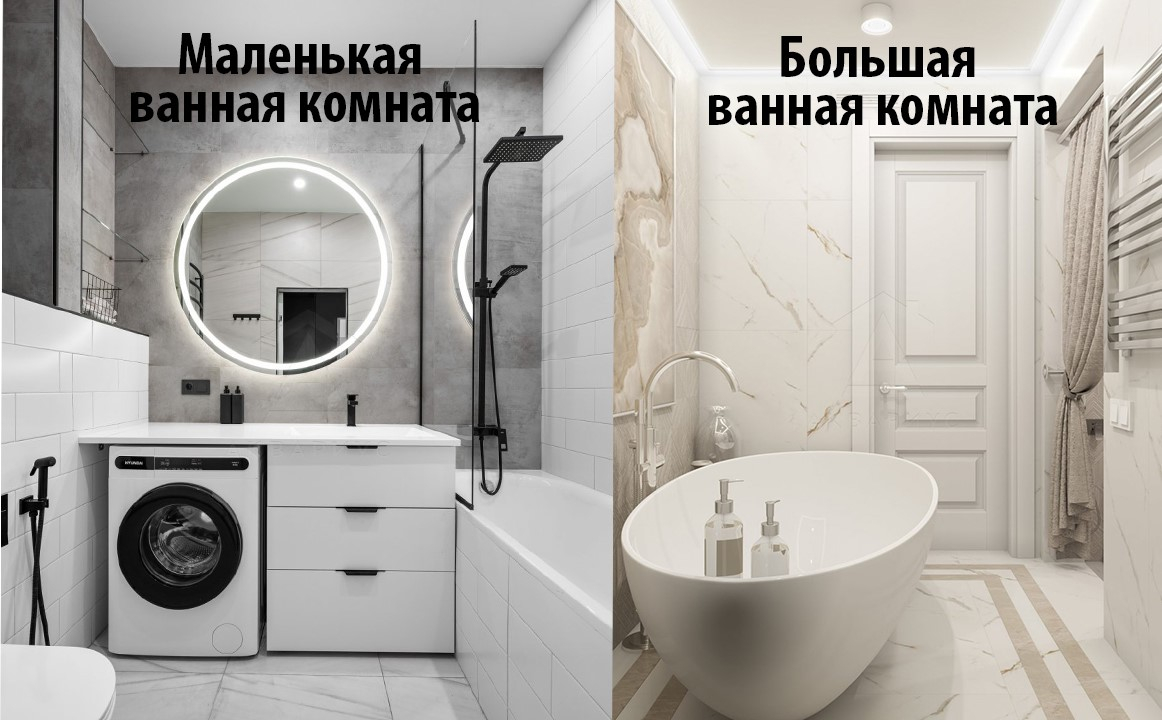 Простора сімейна ванна Простора ванна кімната з сучасною плиткою та великим дзеркалом, ідеально для сім'ї.