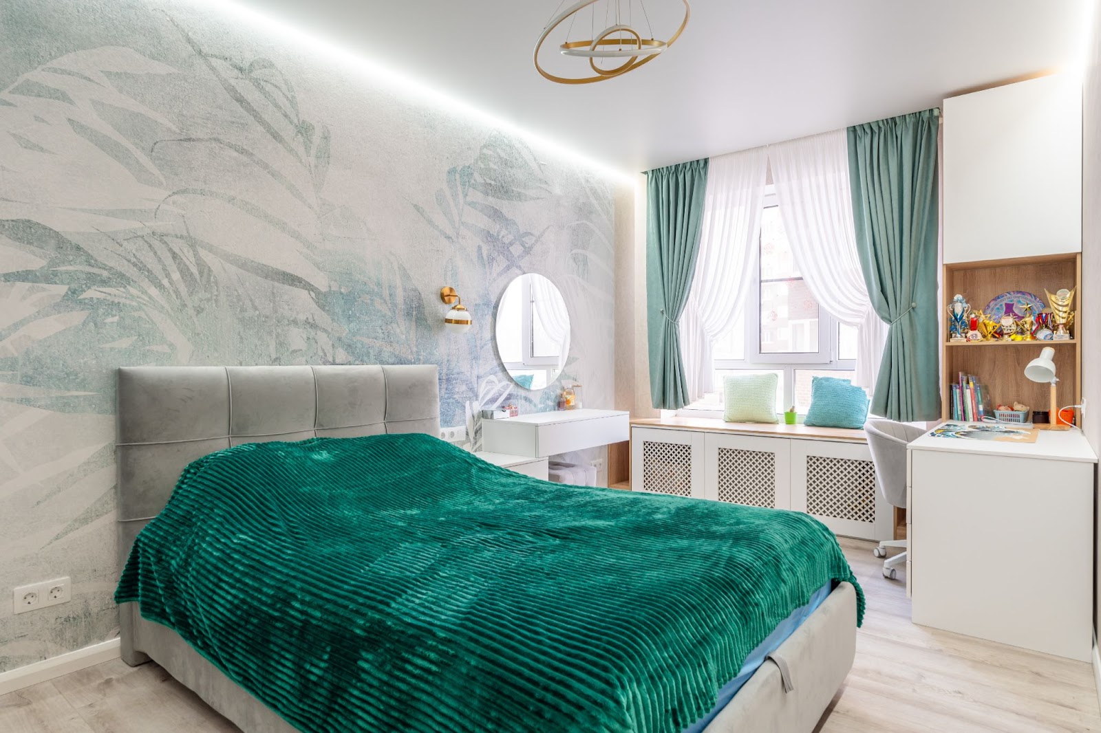 Безпечні еко-матеріали Екологічно чисті матеріали в дизайні дитячої кімнати, що забезпечують безпечний простір для гри.