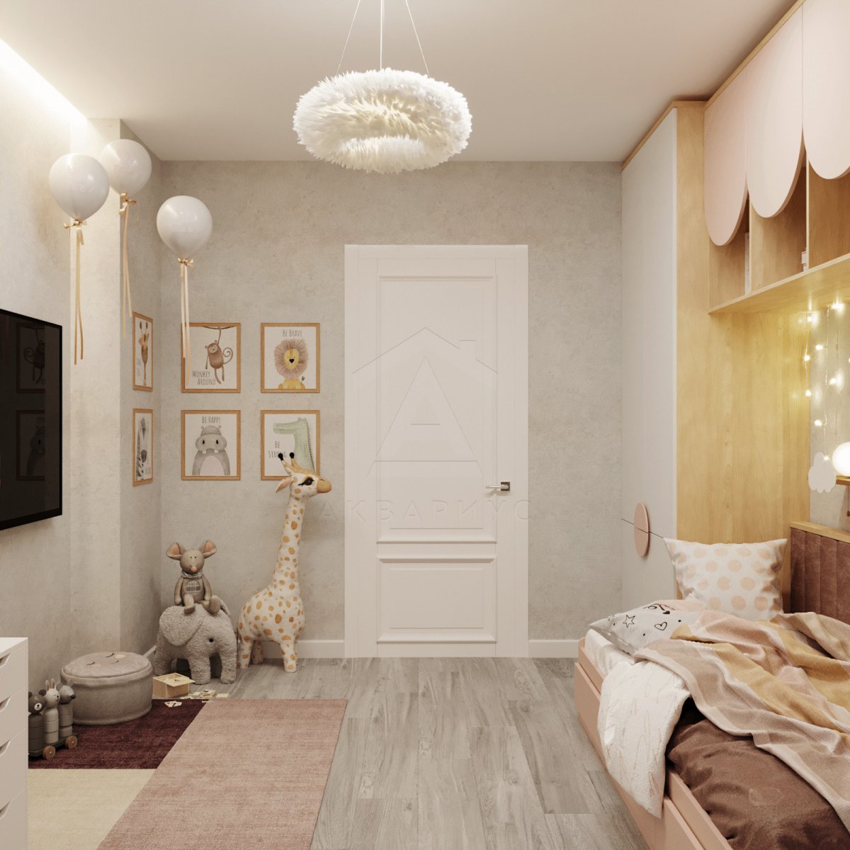 Гнучкий простір Трансформований простір дитячої кімнати, що легко адаптується під різні потреби