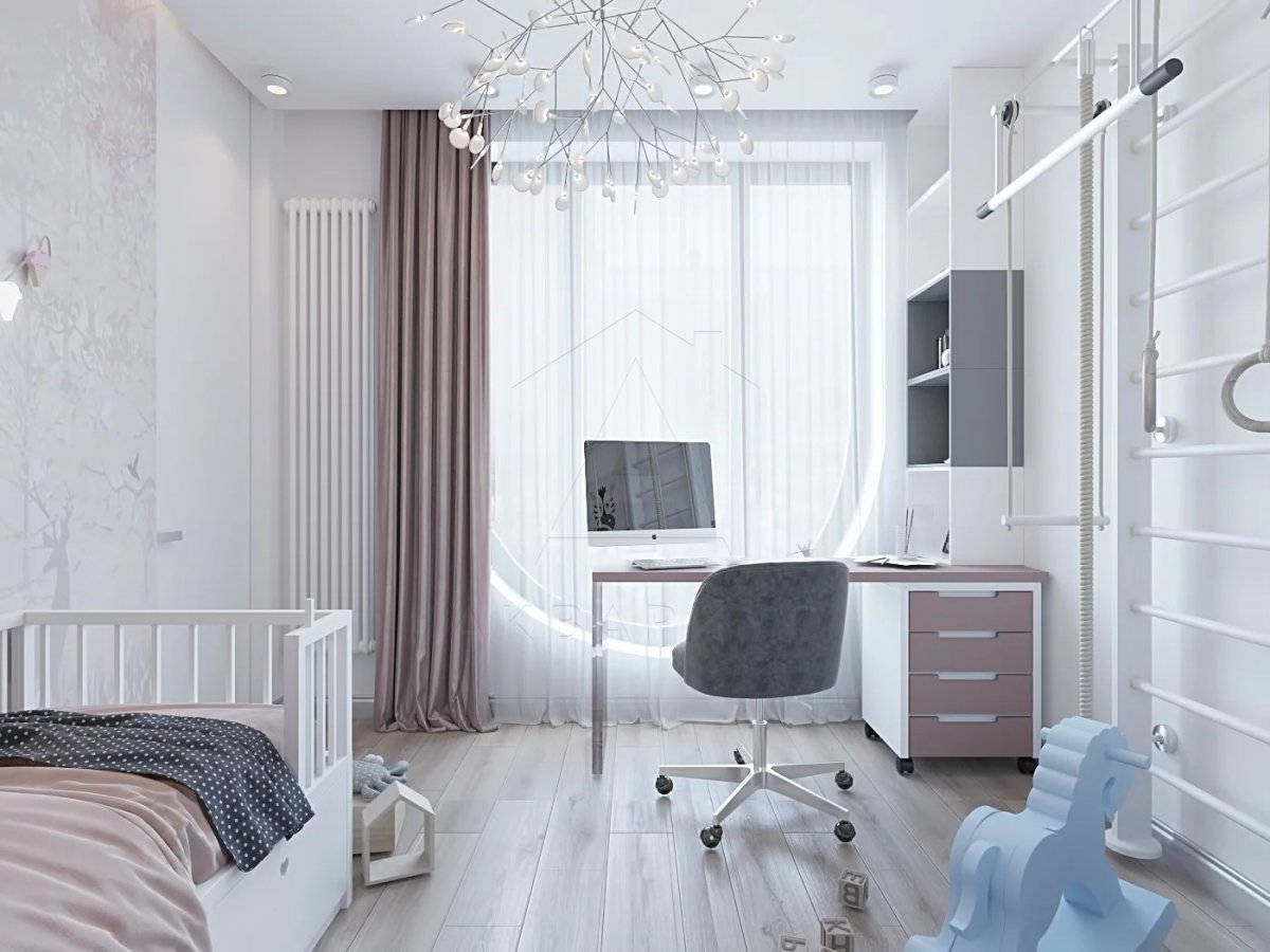 Гармонія кольору Кольорове рішення дитячої кімнати, що сприяє гармонійному розвитку