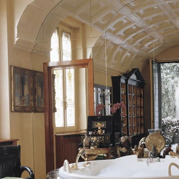 Тепло та затишок Затишний сучасний декор ванної кімнати з використанням теплих кольорів та текстур.