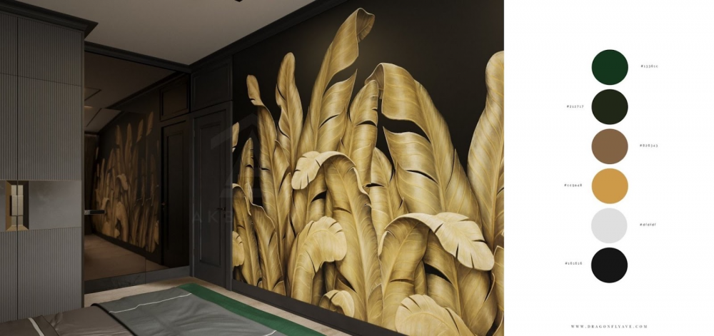 Темна вітальня з диваном Темний інтер'єр 2026: вітальня з великим диваном, темними стінами та декоративними подушками.