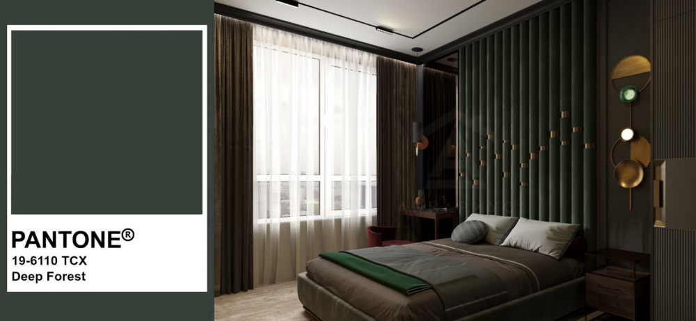 Темний кабінет вдома Темні стіни в інтер'єрі 2026: стильний кабінет з темними меблями та книжковими полицями.