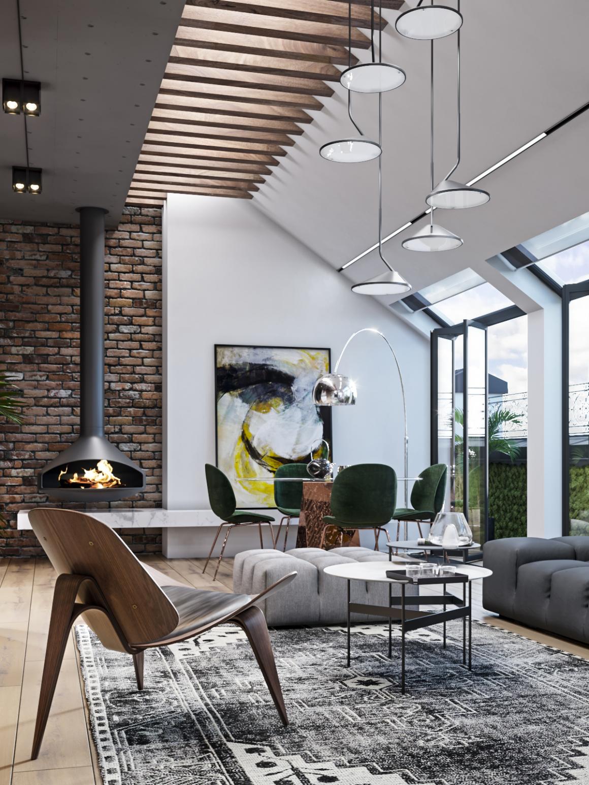 Технології в дизайні Інтер'єр котеджу 2026: сучасний стиль, екологічні матеріали та технологічні рішення.