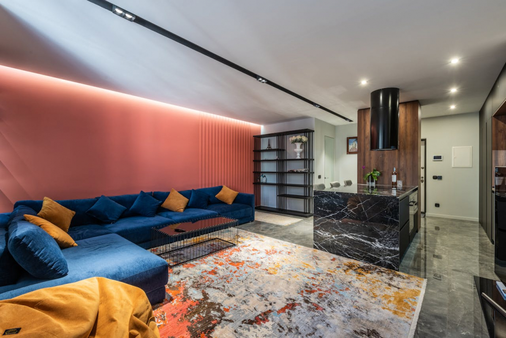 Кольорові акценти ф'южн Ф'южн дизайн: кольорові акценти та незвичайні декоративні елементи