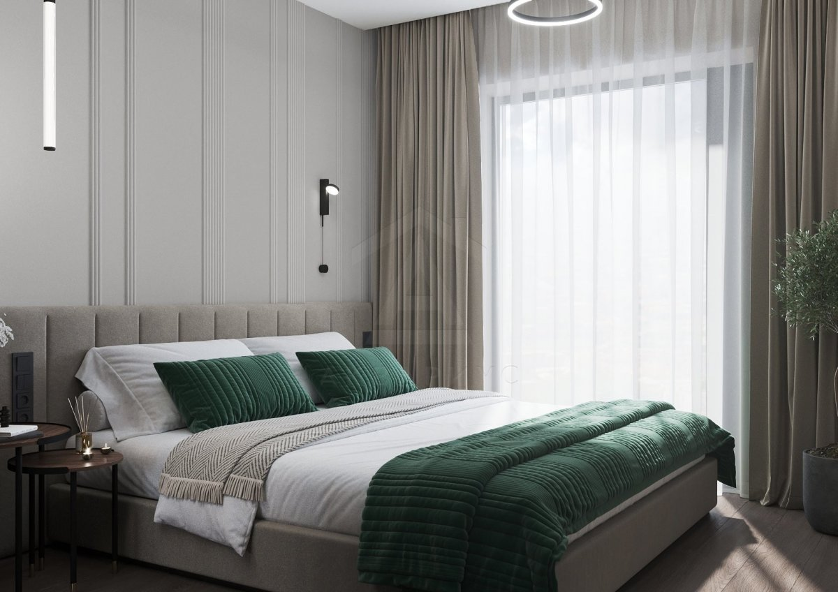 Комфорт у малій спальні Сучасний дизайн спальні 2026: мінімалістичний інтер'єр для маленької квартири з акцентом на комфорт.