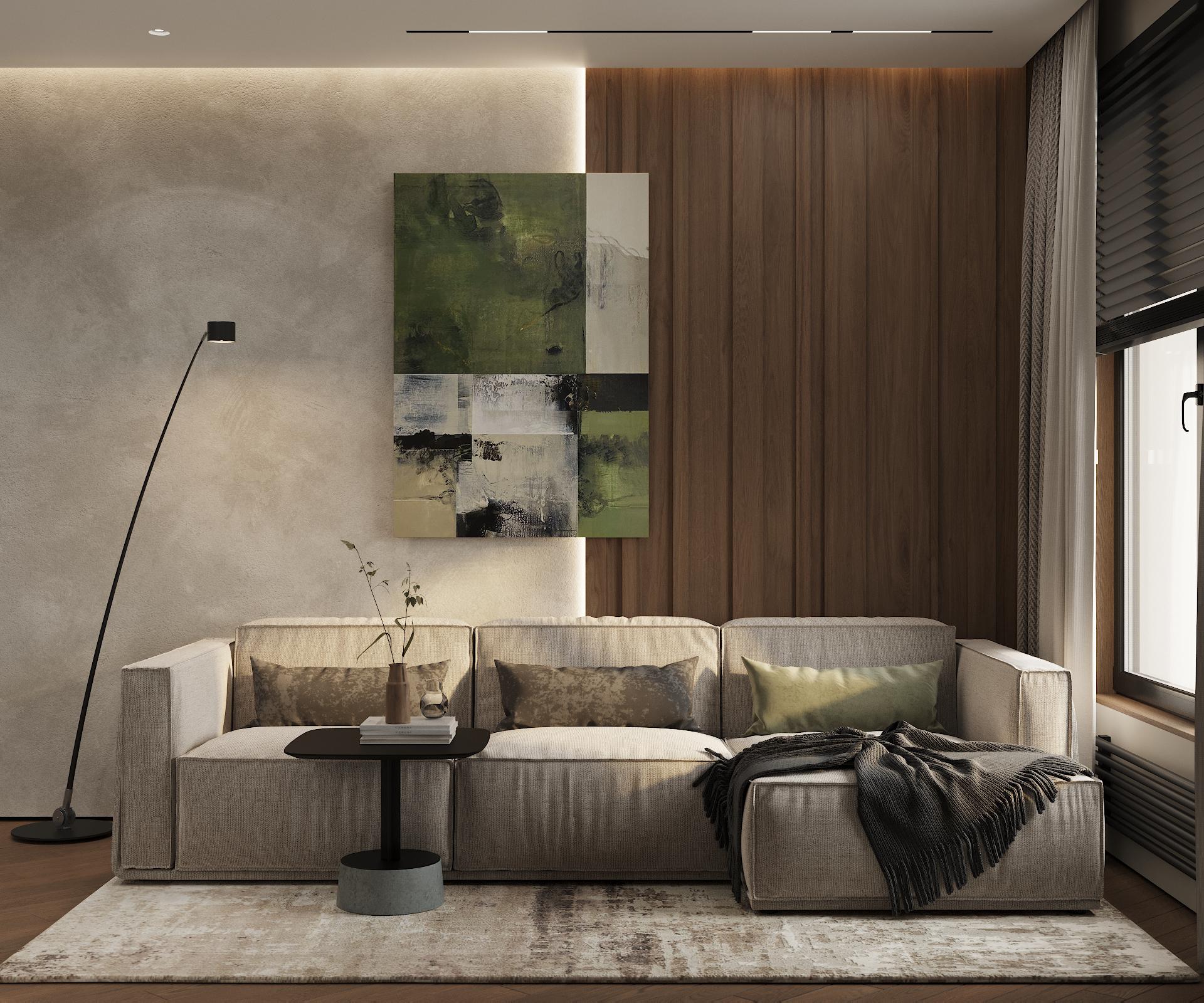 Дитяча кімната: яскраві кольори Сучасний дизайн двокімнатної квартири: дитяча кімната з яскравими акцентами та ігровою зоною.