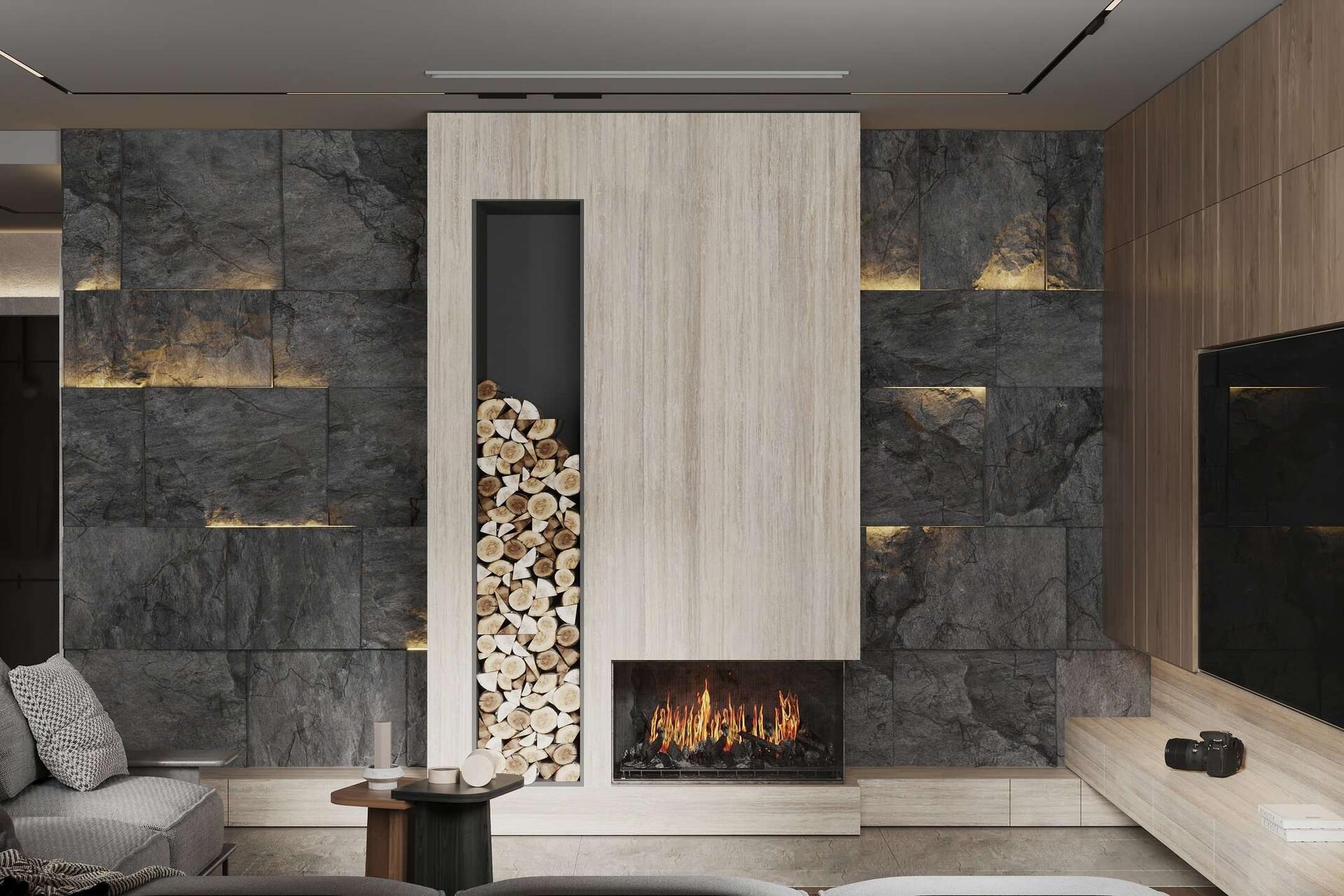 Спальня: мінімум деталей Функціональний дизайн двокімнатної квартири: спальня з великим вікном та мінімалістичним декором.