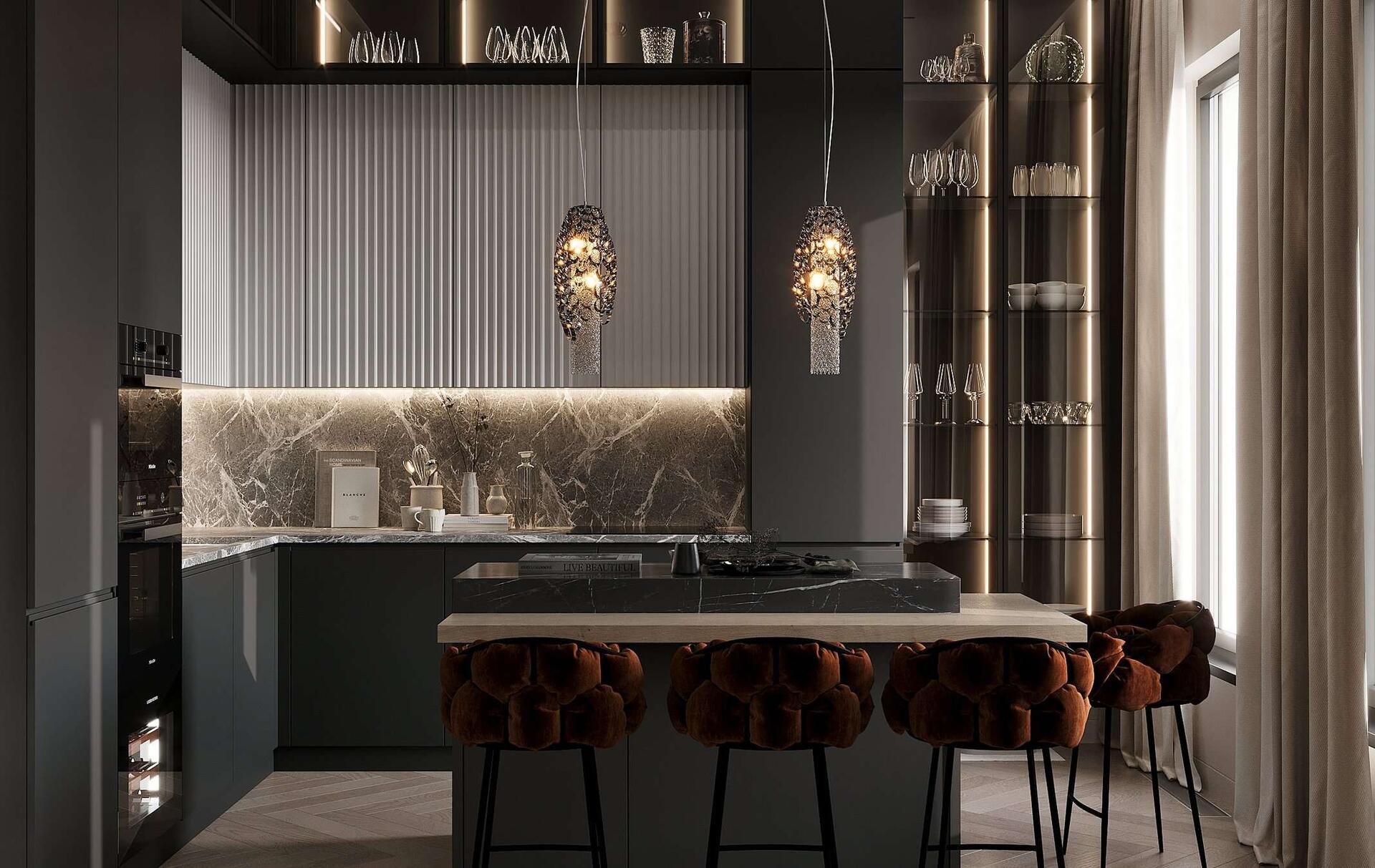 Сучасна ванна кімната Проект двокімнатної квартири: ванна кімната з сучасною сантехнікою та плиткою.