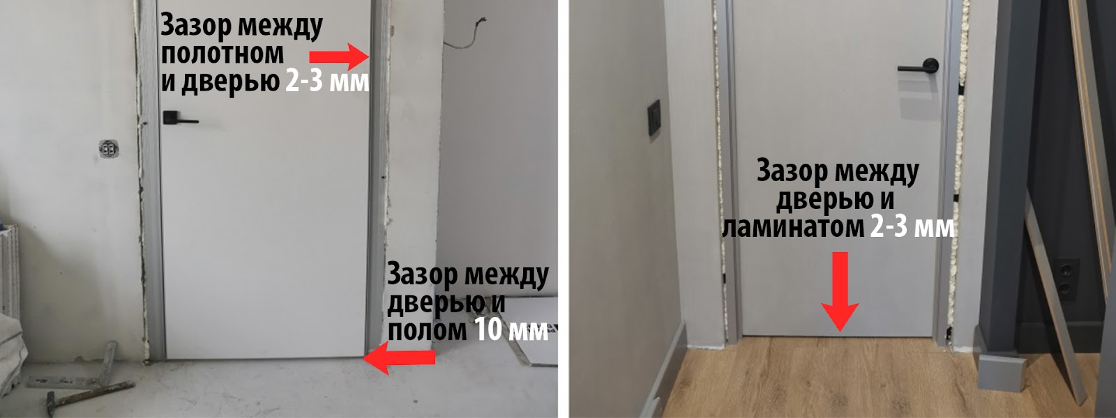 Інновації у деталях Інноваційні рішення для дверей прихованого монтажу: приховані ручки та магнітні замки.