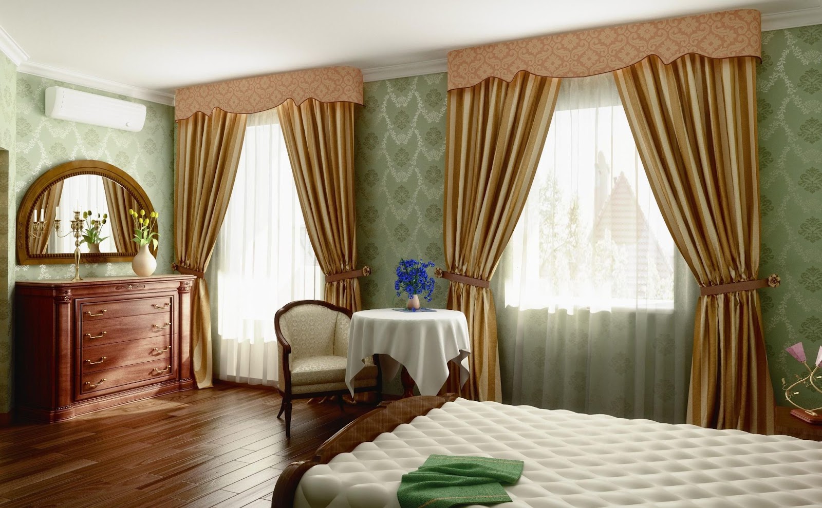 Класика в інтер'єрі Елегантний дизайн квартири в класичному стилі з розкішними меблями.