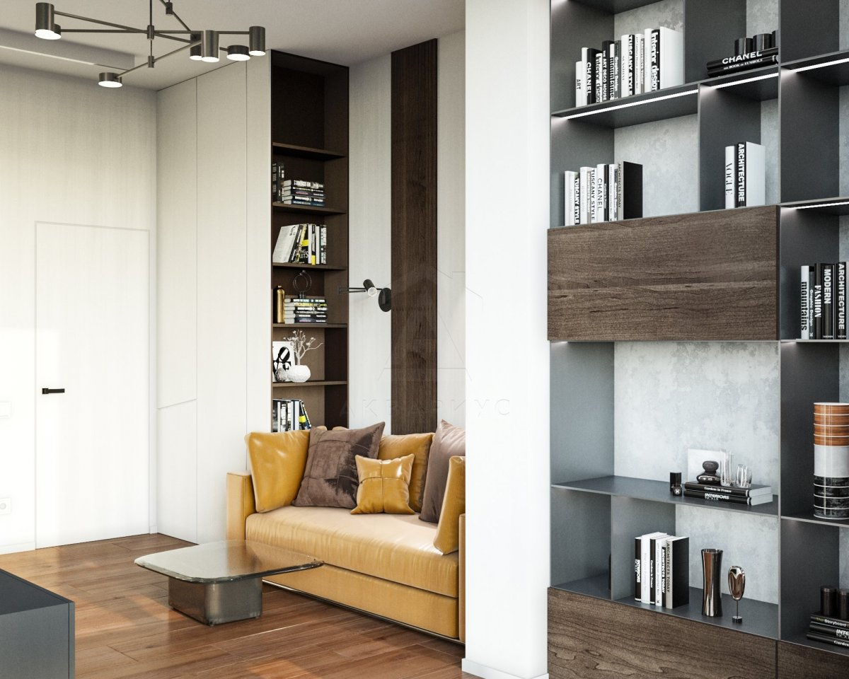 Ідеї для бібліотеки Організація домашньої бібліотеки в квартирі з використанням різних книжкових полиць.