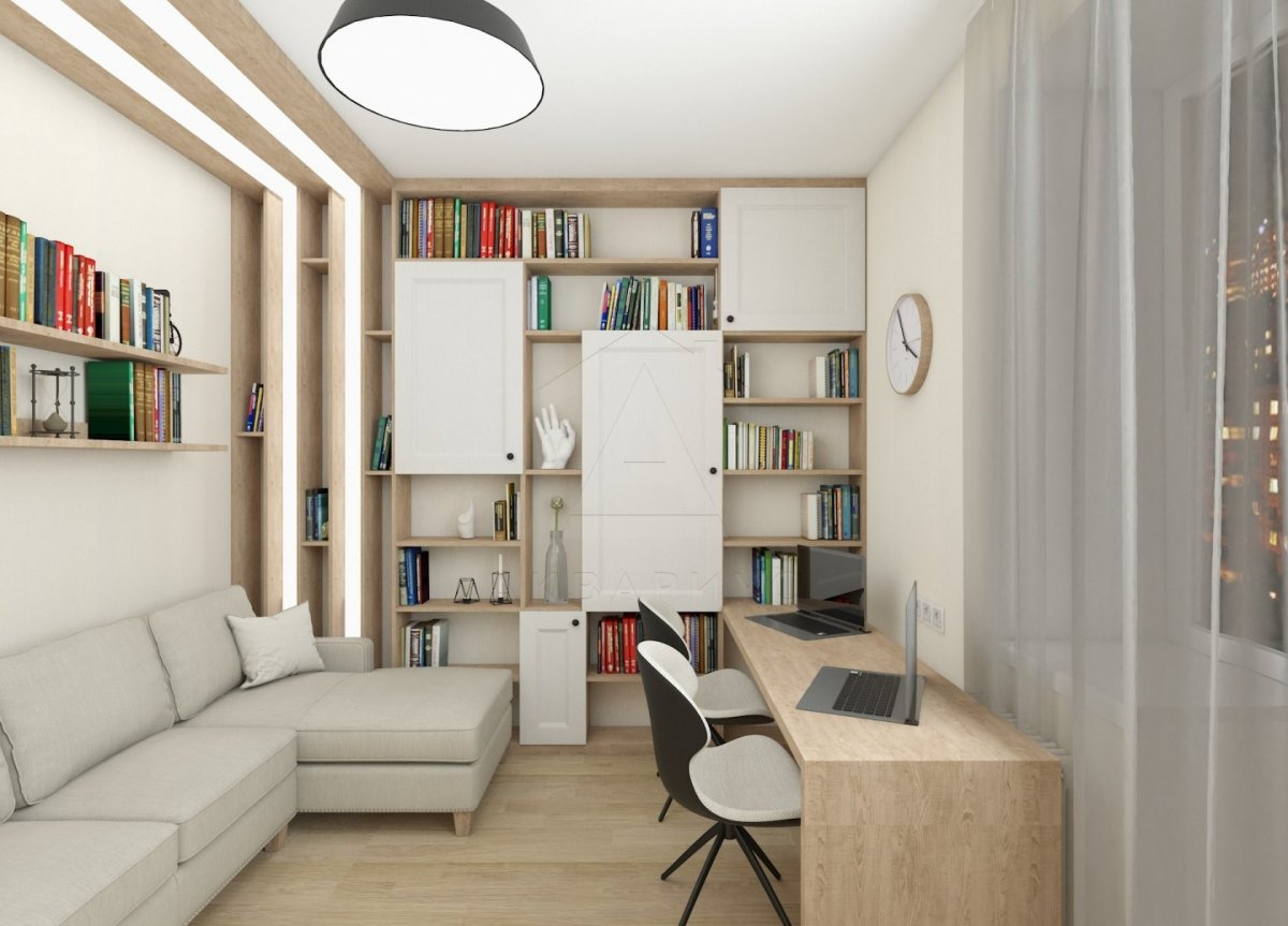 Вертикальні книжкові полиці Організація простору домашньої бібліотеки з використанням вертикальних книжкових полиць.