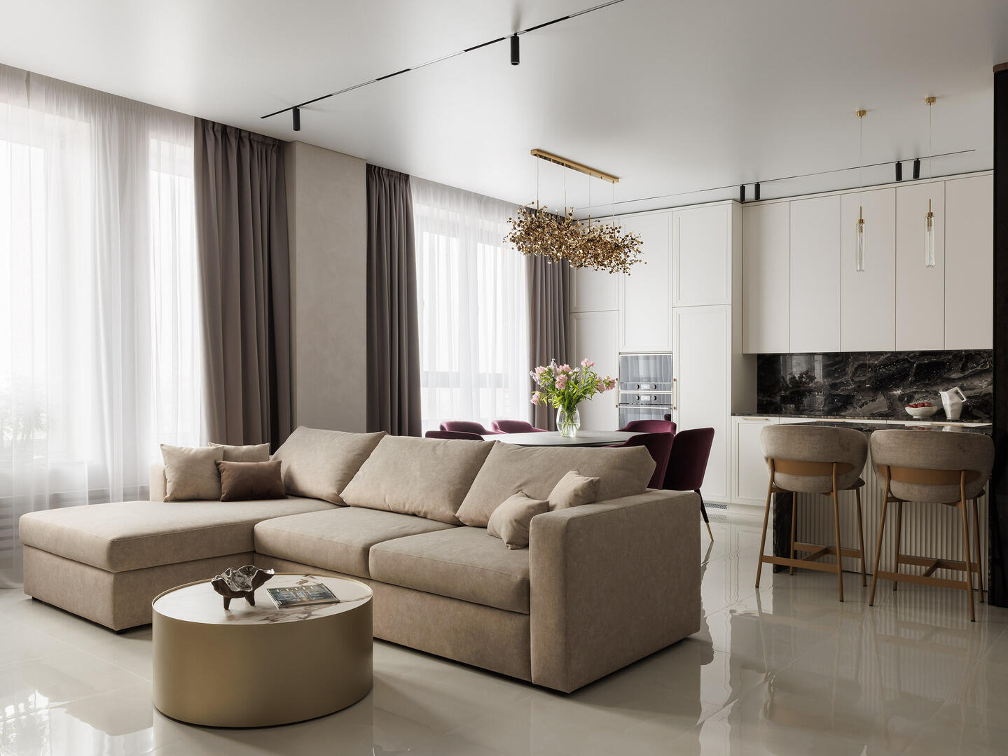 Оптимізація маленької квартири Створення дизайн-проєкту маленької квартири: оптимізація простору та використання багатофункціональних меблів.