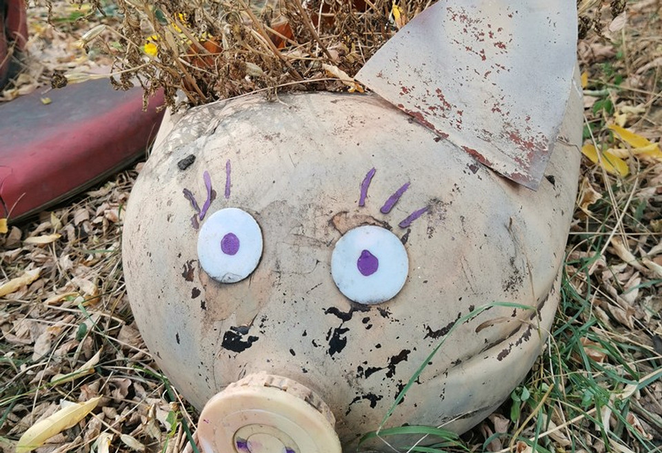 Вицвілі фігурки Вицвілі садові фігурки, втративши яскравість та привабливість, псують загальний вигляд