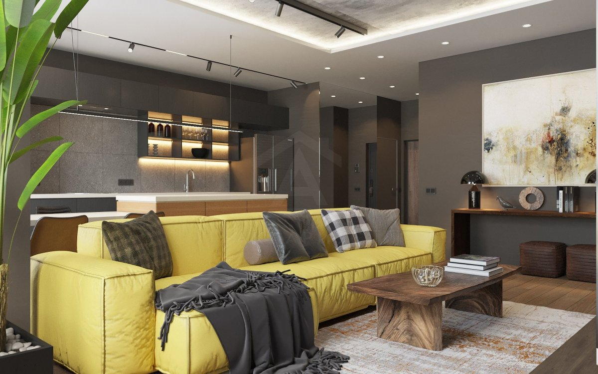 Лофт: цегла та простір Інтер'єр лофт 2026: цегляна кладка, відкрите планування та індустріальні меблі