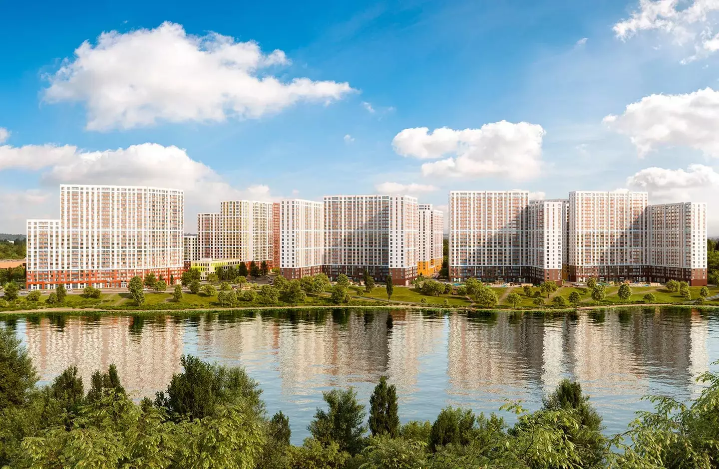 Власна набережна Елітний житловий комплекс в Києві біля води з власним пляжем та зоною відпочинку.