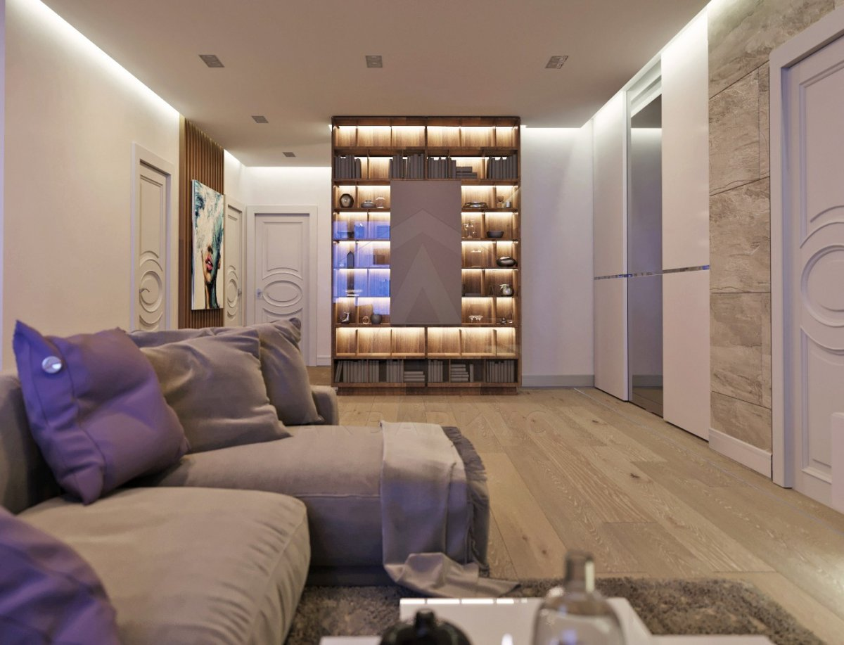 Дизайн квартири 2026 Дизайн-проект квартири 2026: візуалізація інтер'єру перед початком ремонтних робіт.