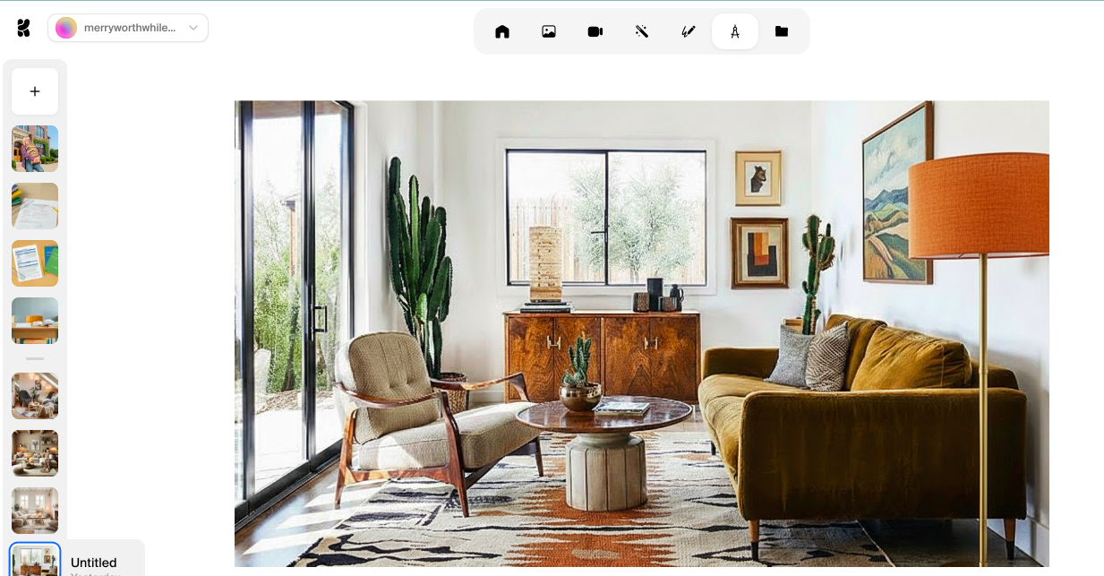 Еко-дизайн ШІ Екологічний дизайн спальні: концепція, створена за допомогою штучного інтелекту та 3D-візуалізації.