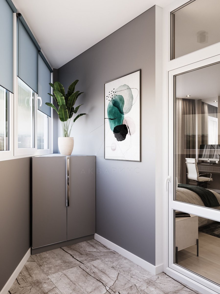 Балкон: місце для релаксу Дизайн балкону 2026: затишний куточок з кріслом, подушками та пледом для релаксу.