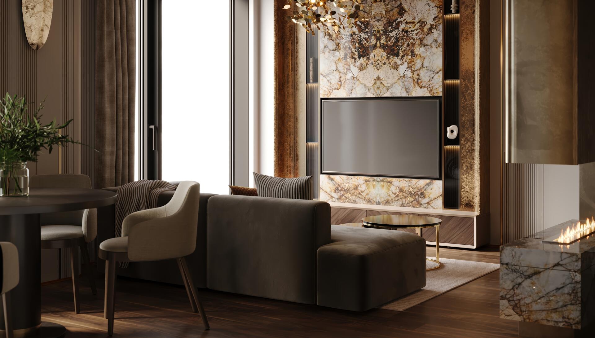 Тренди інтер'єру 2026 Сучасні тренди дизайну інтер'єру 2026: теплі відтінки, природні фактури та функціональне планування для затишку.