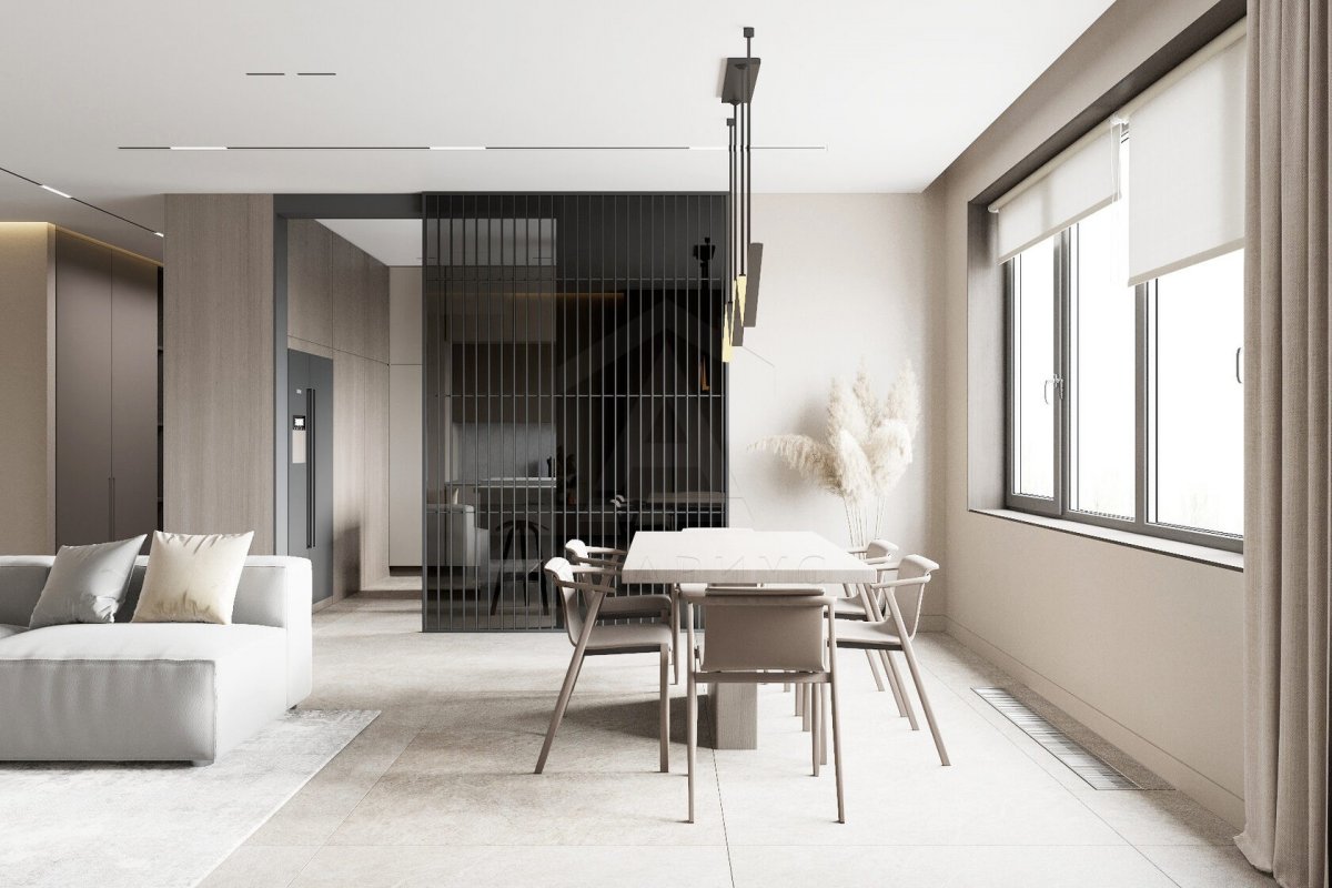 Стильний кабінет. Сучасний кабінет з розкішним дизайном, що надихає на продуктивну роботу та комфорт.