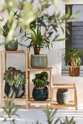 Організація та рослини Організація зберігання та балконні рослини створюють комфортний простір.